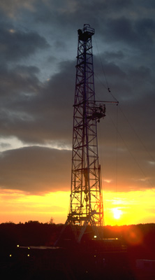 Photograph of derrick