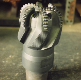 Photograph of PDC bit.